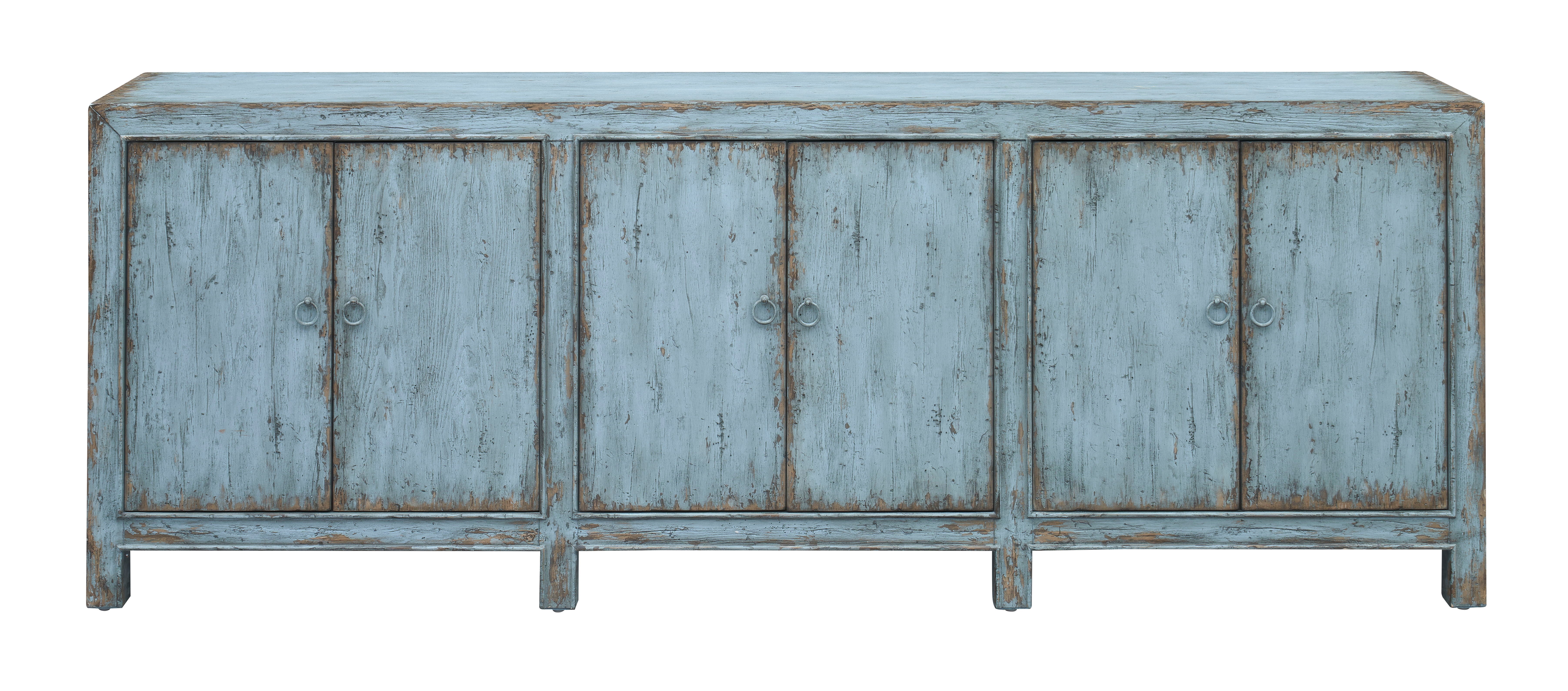 Marlowe - Six Door Credenza - Lia Aged Blue - Premium Credenzas from Coast2Coast Home - Just $7012.50! Shop now at brett interiors