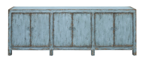 Marlowe - Six Door Credenza - Lia Aged Blue - Premium Credenzas from Coast2Coast Home - Just $7012.50! Shop now at brett interiors