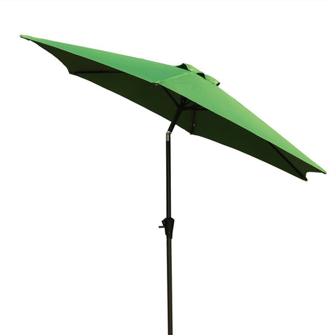 8.8' Outdoor Aluminum Patio Umbrella With 42 Pound Round Resin Umbrella Base - Premium Umbrellas & Canopies from Gather Craft - Just $213! Shop now at brett interiors