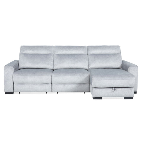 Elliot - 3 Piece Modular Lift Top Storage Sectional - Sterling - Premium Stationary Sectionals from Parker Living - Just $2247.50! Shop now at brett interiors