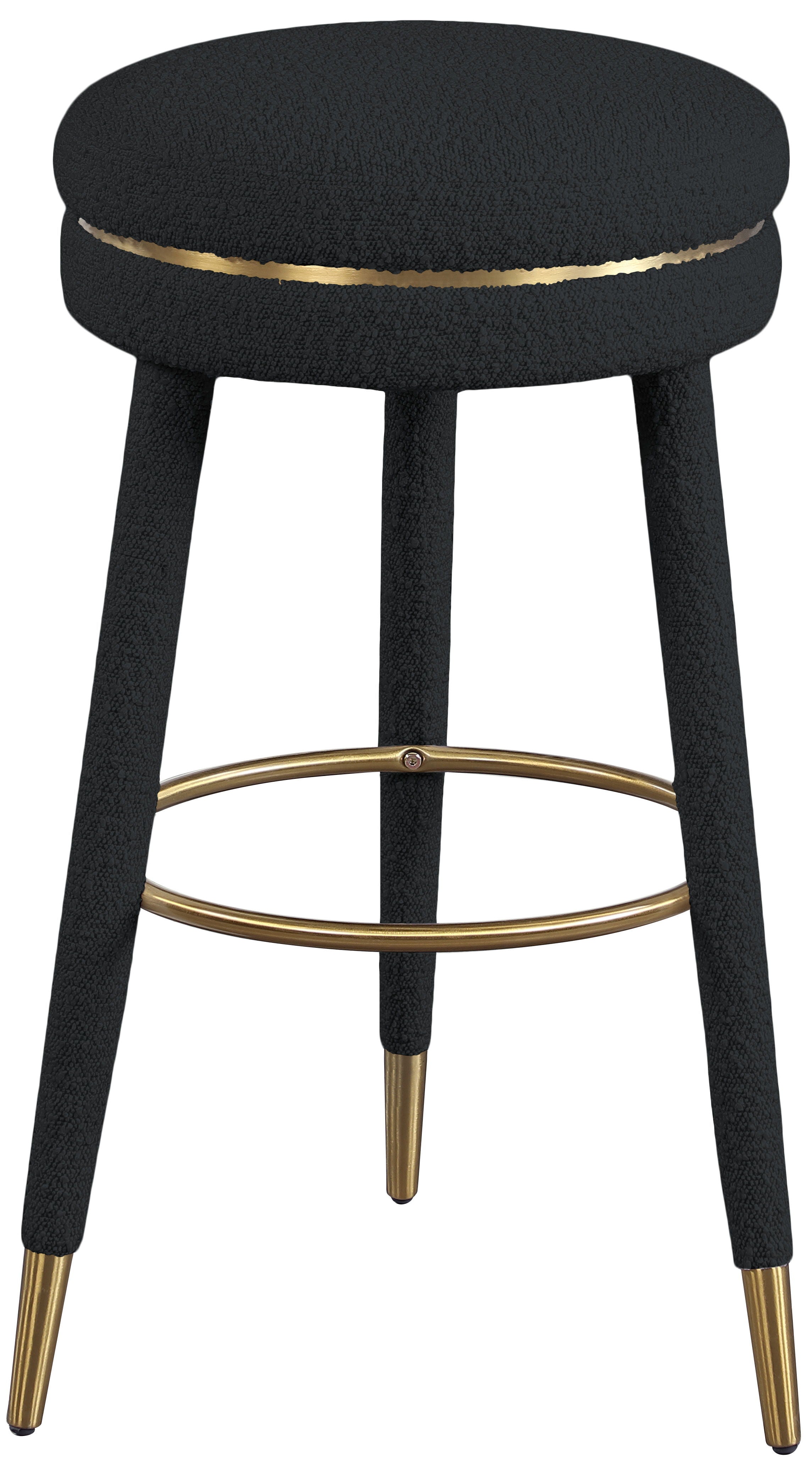 Coral - Bar Stool - Black - Premium Bar Height (28"-30") from Meridian Furniture - Just $375! Shop now at brett interiors