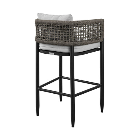 Alegria - Outdoor Patio Bar Stool With Cushions - Premium Counter Height (24"-27") from Armen Living - Just $887.50! Shop now at brett interiors