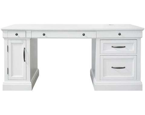 Shoreham - Pedestal Desk - Premium Writing Desks from Parker House - Just $1622.50! Shop now at brett interiors