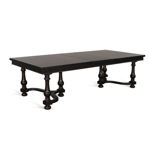 Scottsdale - Extension Table With 2 Leaves - Black - Premium Dining Tables with Extensions from Sunny Designs - Just $1624! Shop now at brett interiors