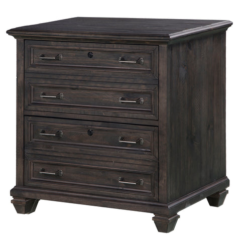 Sutton Place - Lateral File - Weathered Charcoal - Premium Filing Cabinets from Magnussen Furniture - Just $989! Shop now at brett interiors