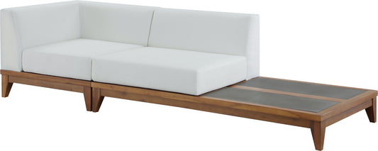 Rio - Modular Sofa - Off White - Concrete - Premium Sofas from Meridian Furniture - Just $3687.50! Shop now at brett interiors