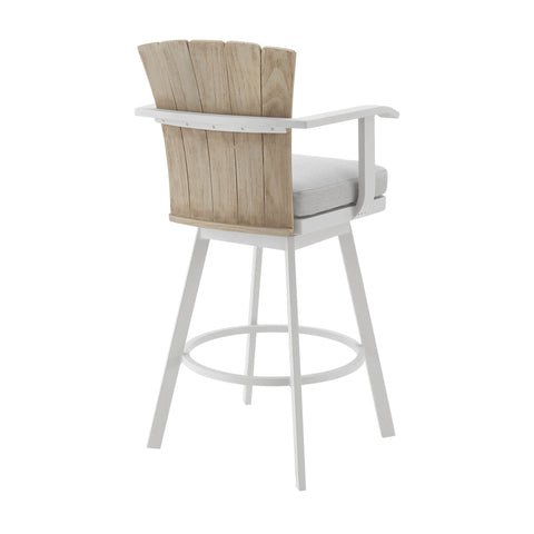 Hazel - Outdoor Patio Swivel Bar Stool - Premium Counter Height (24"-27") from Armen Living - Just $787.50! Shop now at brett interiors