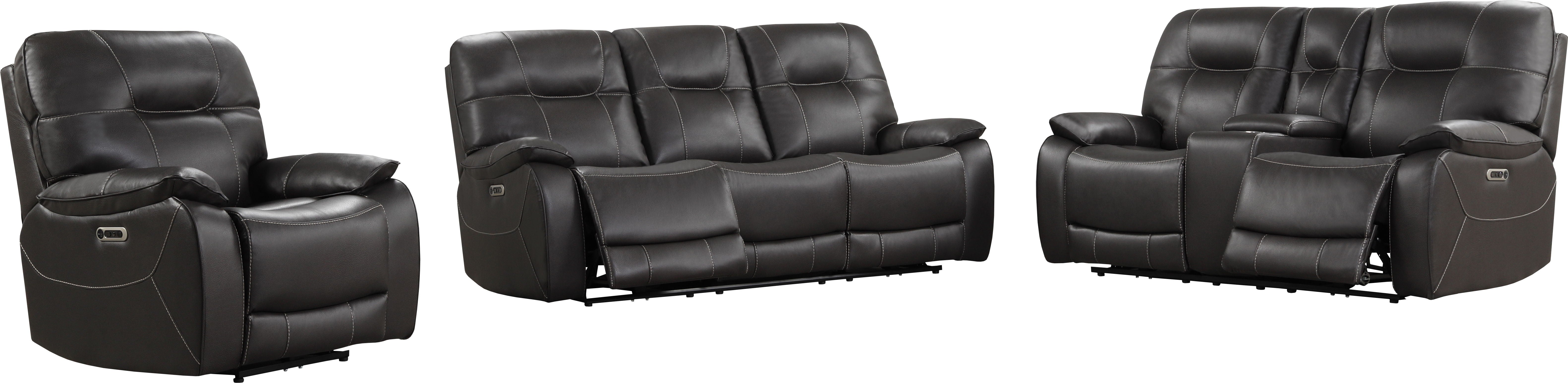 Axel - Power Reclining Sofa Loveseat And Recliner - Ozone - Premium 3 Piece Living Room Sets from Parker Living - Just $3942.50! Shop now at brett interiors