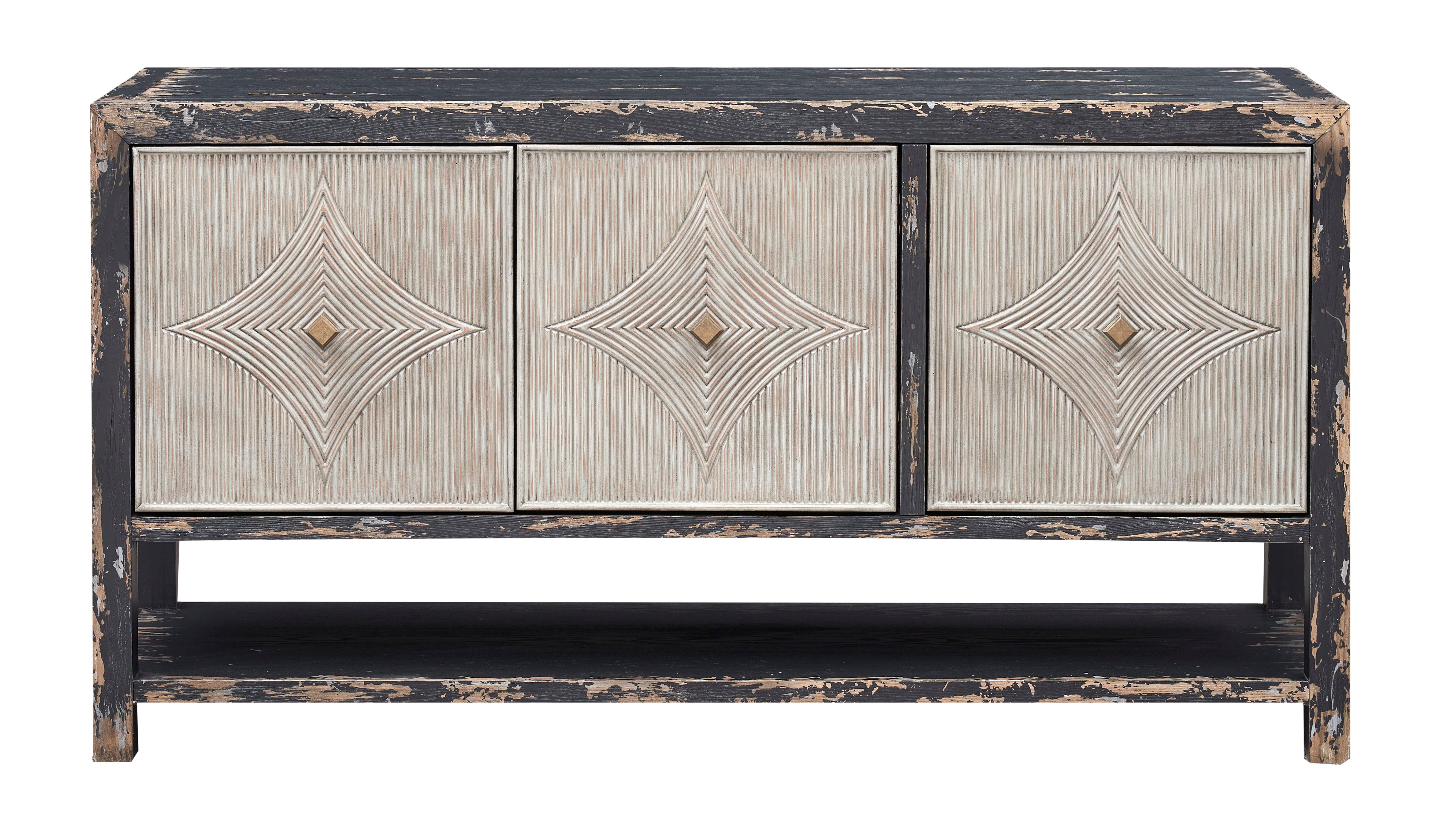 Reid - Three Door Sideboard - Morton Vintage Two Tone - Premium Credenzas from Coast2Coast Home - Just $3300! Shop now at brett interiors