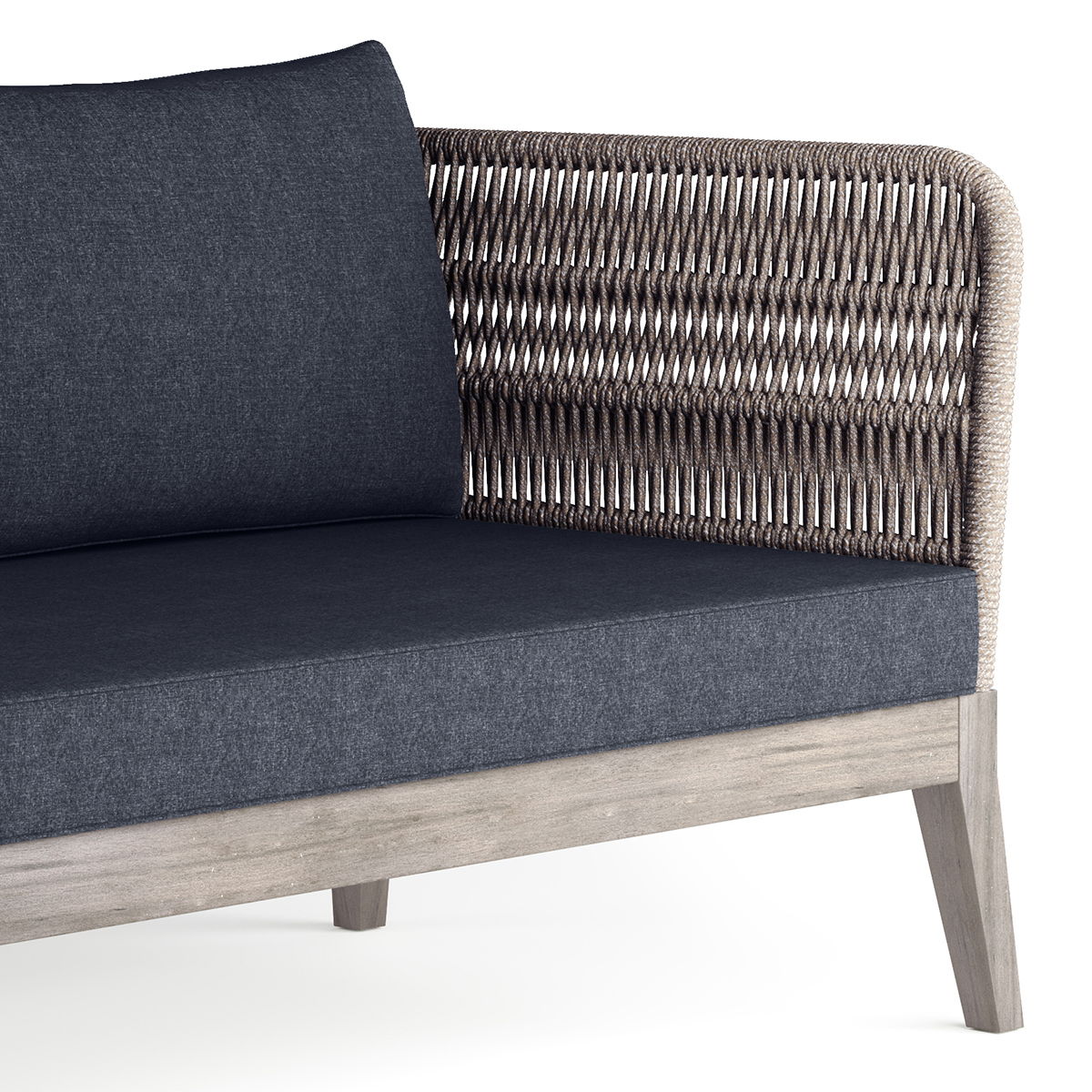 Santiago - Outdoor Sofa - Slate Grey - Premium Sofas from Simpli Home - Just $1050! Shop now at brett interiors