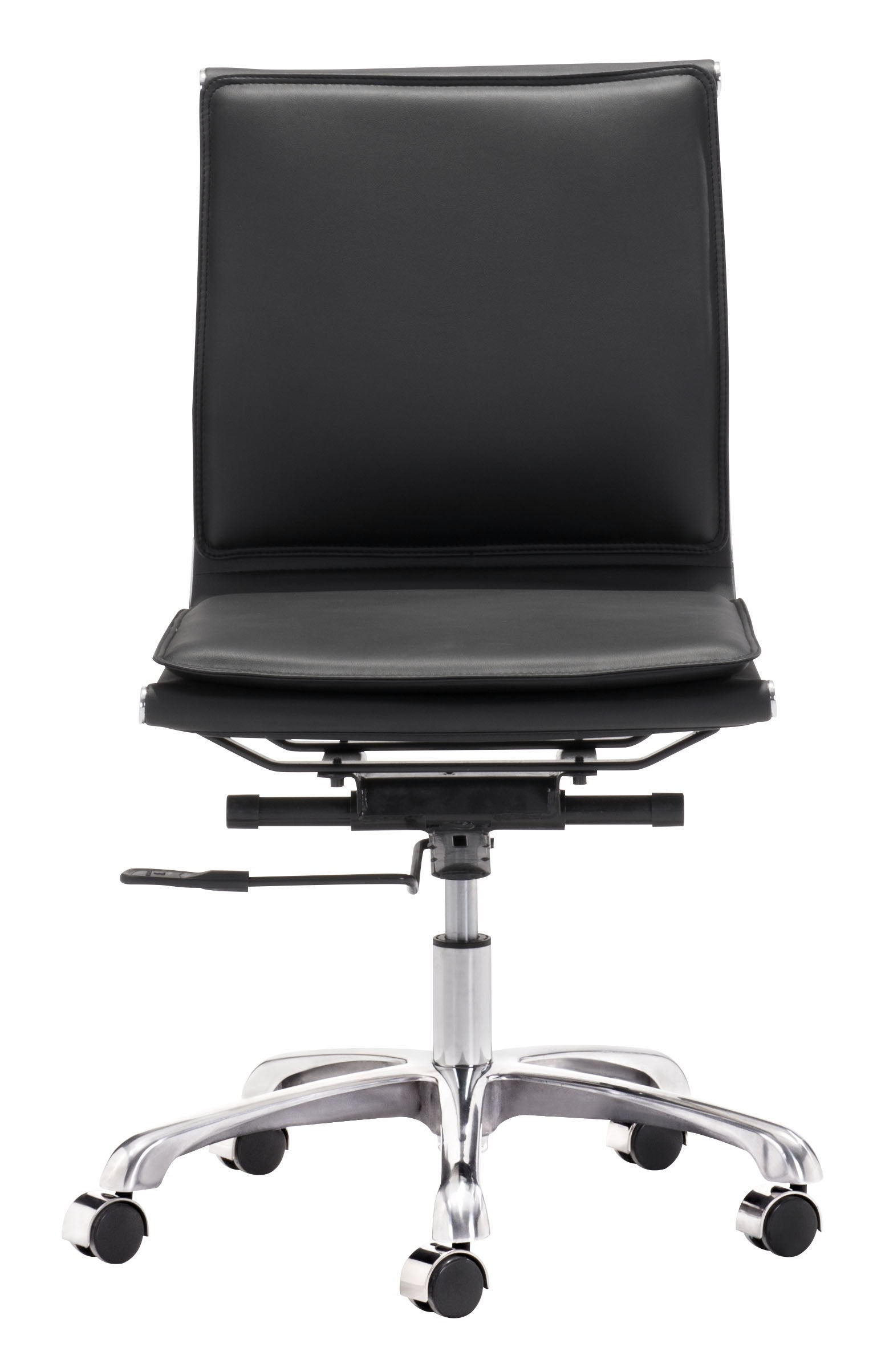 Lider Plus - Armless Office Chair - Premium Swivel Chairs from Zuo Modern - Just $900! Shop now at brett interiors