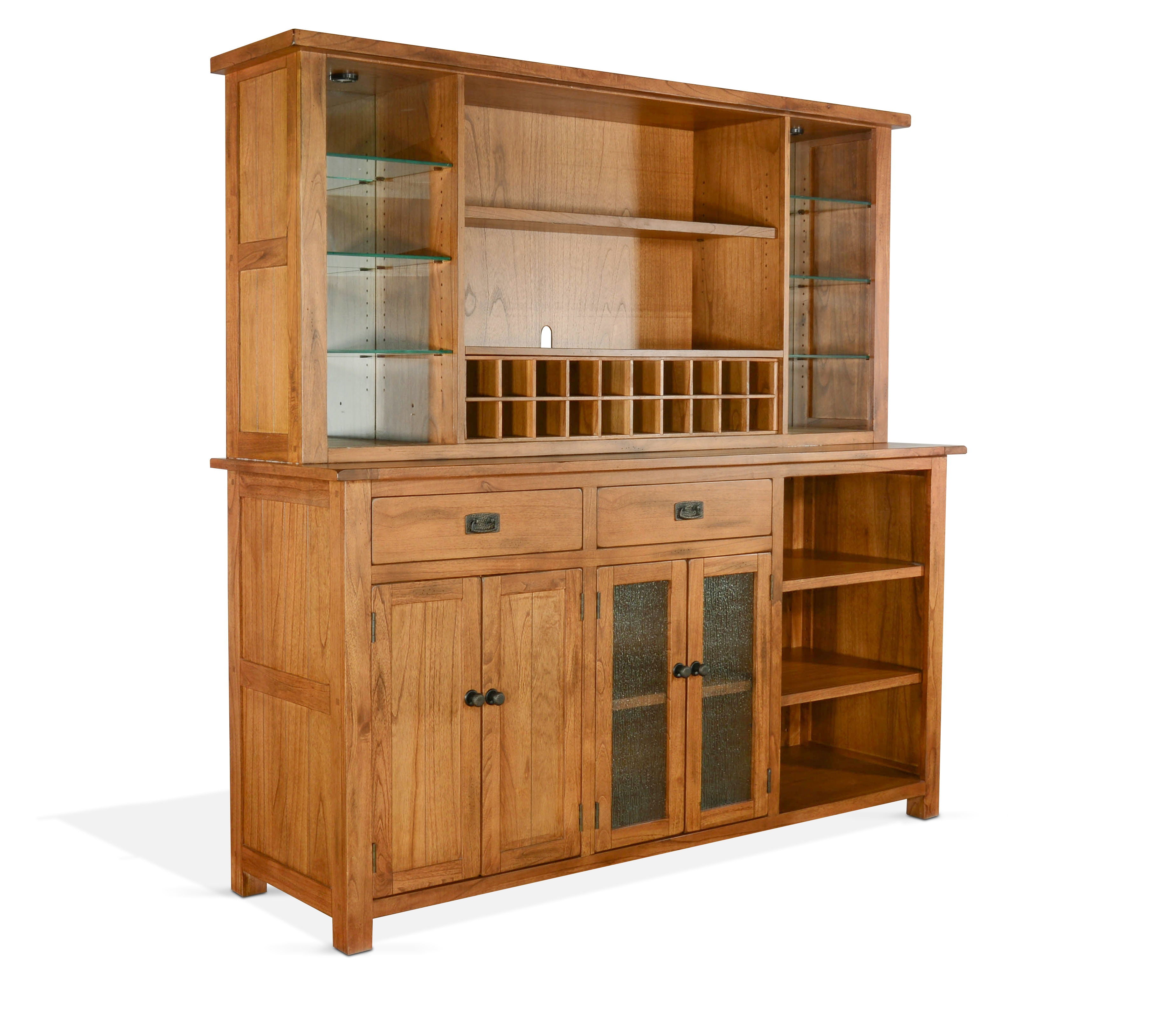 Sedona - Buffet And Hutch - Light Brown - Premium Hutches & Buffets from Sunny Designs - Just $3495! Shop now at brett interiors