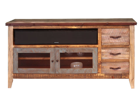 Antique - TV Stand with Drawers - Premium TV Stands from International Furniture Direct - Just $870! Shop now at brett interiors