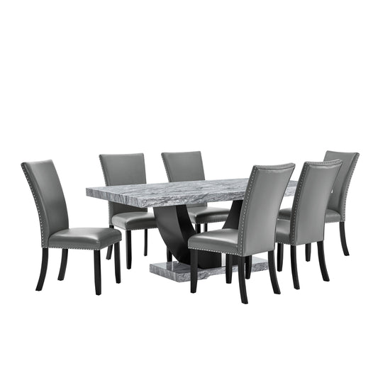 Lyra - Dining Table Set - Premium 5 Piece Dining Room Sets from New Classic - Just $1922.50! Shop now at brett interiors