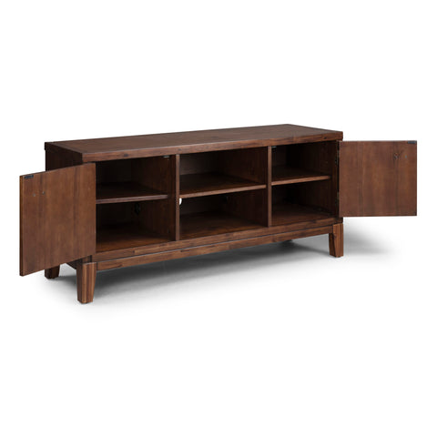 Bungalow - Entertainment Center - Brown, Dark - 24" - Premium TV Stands from Homestyles - Just $1274.98! Shop now at brett interiors