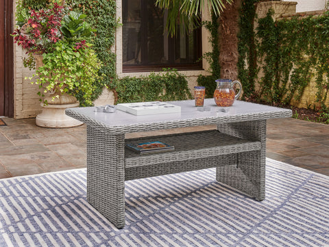 Naples Beach - Light Gray - Rect Multi-use Table - Premium Dining Tables from Signature Design by Ashley® - Just $597.50! Shop now at brett interiors