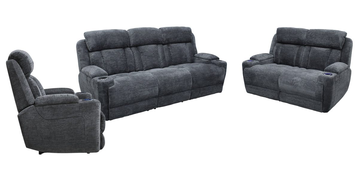 Dalton - Power Reclining Sofa Loveseat And Recliner - Premium 3 Piece Living Room Sets from Parker Living - Just $4767.50! Shop now at brett interiors