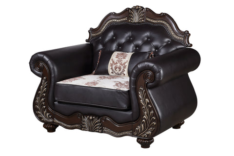 Maximus - Chair - Dark Brown - Premium Arm Chairs from New Classic - Just $1122.50! Shop now at brett interiors