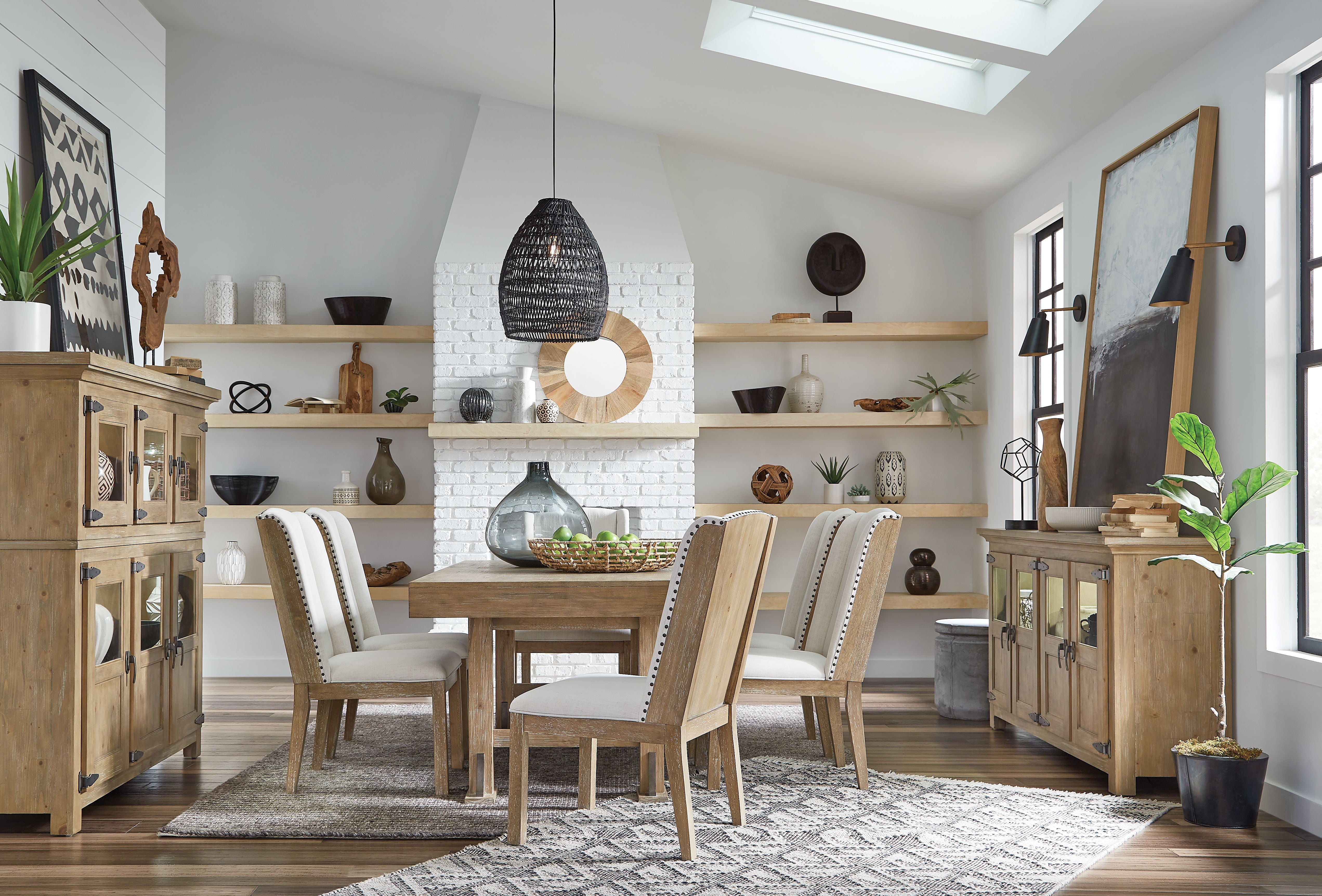 Lynnfield - Trestle Dining Table - Weathered Fawn - Premium Dining Tables from Magnussen Furniture - Just $1568! Shop now at brett interiors