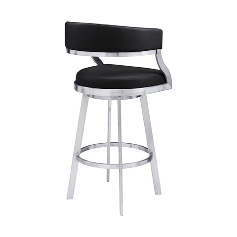 Saturn - Steel Bar Stool - Premium Counter Height (24"-27") from Armen Living - Just $430! Shop now at brett interiors