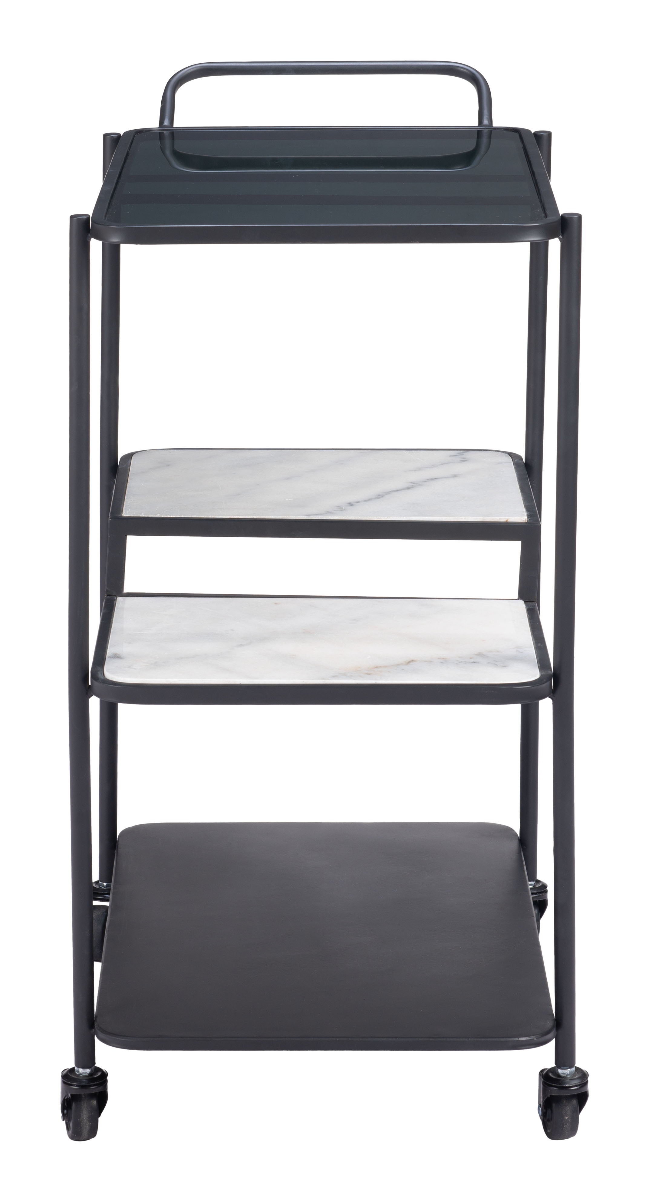 Constanza - Bar Cart - Black - Premium Bars & Bar Carts from Zuo Modern - Just $725! Shop now at brett interiors