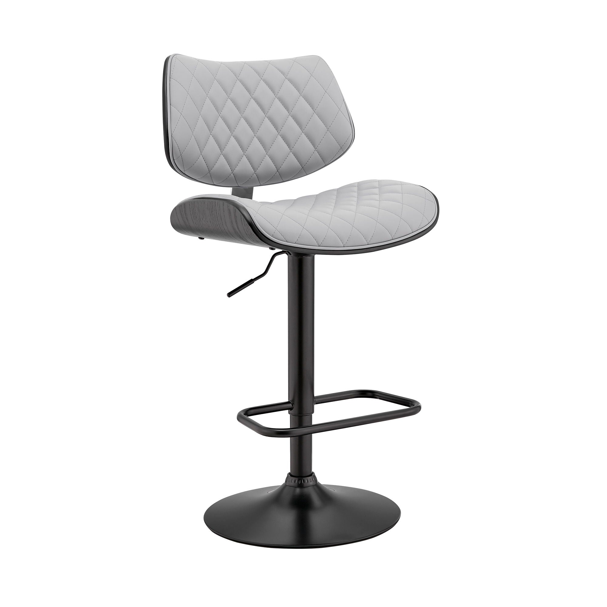 Leland - Adjustable Bar Stool - Premium Adjustable Height from Armen Living - Just $250! Shop now at brett interiors