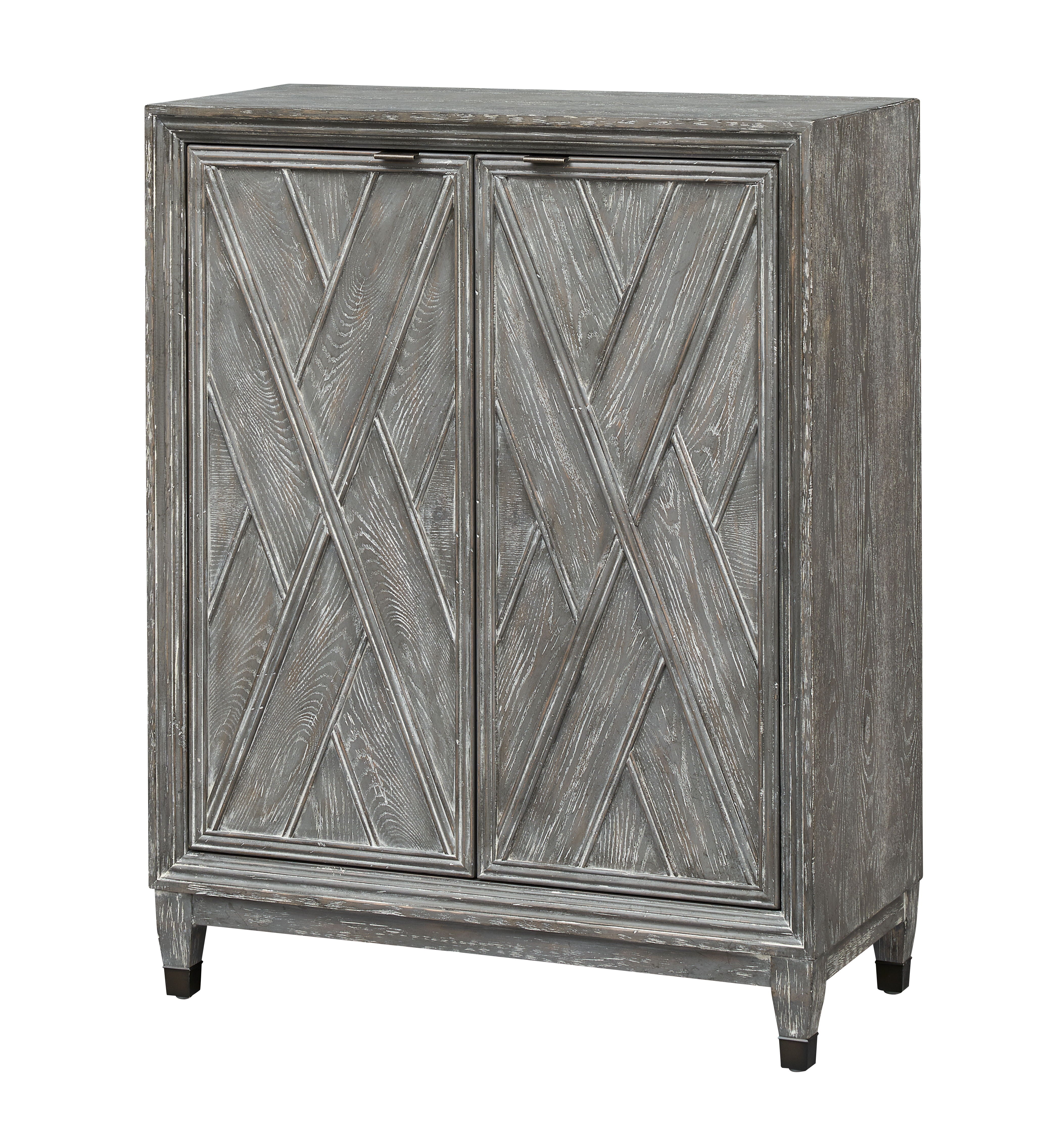 Kit - Two Door Wine Cabinet - Sterns Gray - Premium Wine Cabinets from Coast2Coast Home - Just $2887.50! Shop now at brett interiors