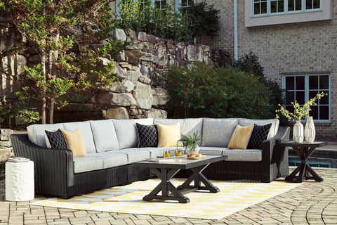 Beachcroft - Outdoor Sectional - Premium Stationary Sectionals from Signature Design by Ashley® - Just $3638.75! Shop now at brett interiors