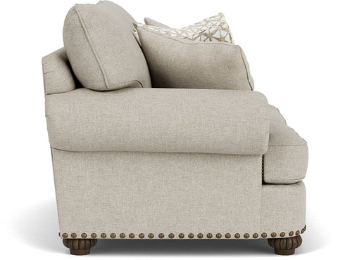 Patterson - Loveseat - Nailhead Trim - Premium Stationary Loveseats from Flexsteel - Just $3000! Shop now at brett interiors