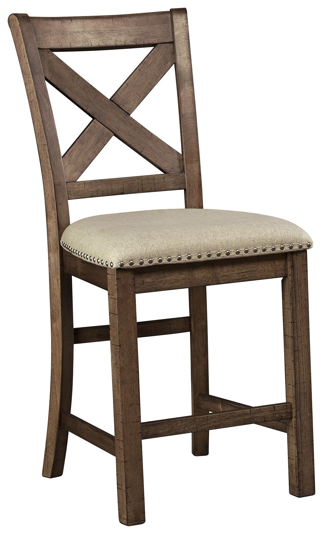 Moriville - Beige - Upholstered Barstool (Set of 2) - Premium Stool Sets from Ashley Furniture - Just $329.20! Shop now at brett interiors