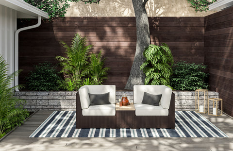 Palm Springs - Outdoor Chair (Set of 2) And Storage Table - Premium 3 Piece Outdoor Sets from Homestyles - Just $2172.43! Shop now at brett interiors