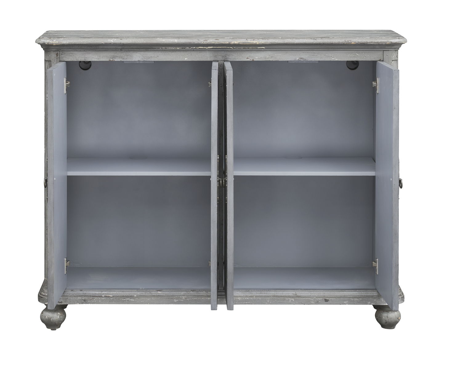 Hattie - Four Door Credenza - Cade Blue Gray - Premium Credenzas from Coast2Coast Home - Just $3712.50! Shop now at brett interiors