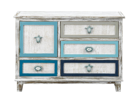 Eddy - One Door Four Drawer Cabinet - Tide Pool Multi Color - Premium Accent Cabinets from Coast2Coast Home - Just $1402.50! Shop now at brett interiors