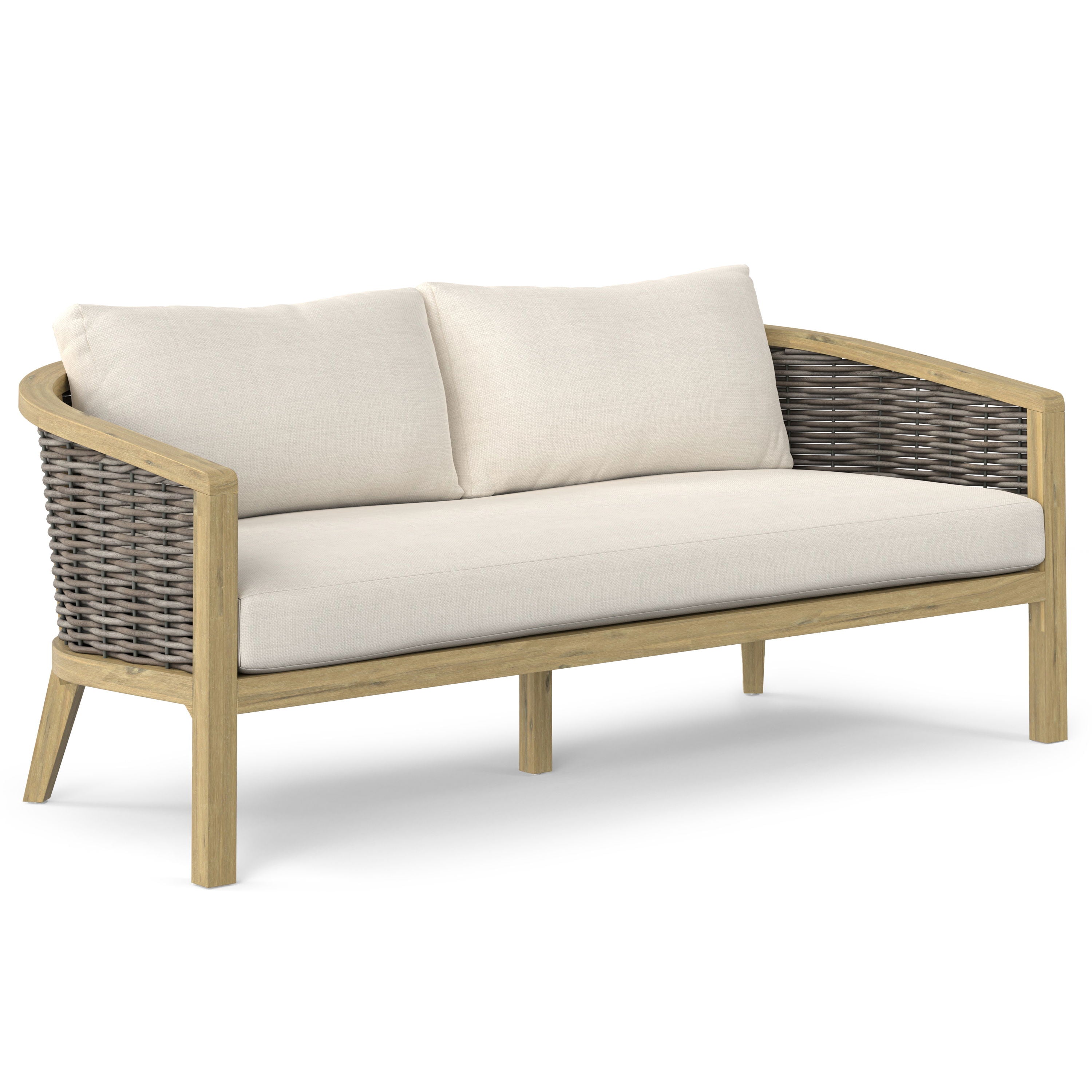 Parkside - Outdoor Sofa - Natural - Premium Sofas from Simpli Home - Just $1334! Shop now at brett interiors