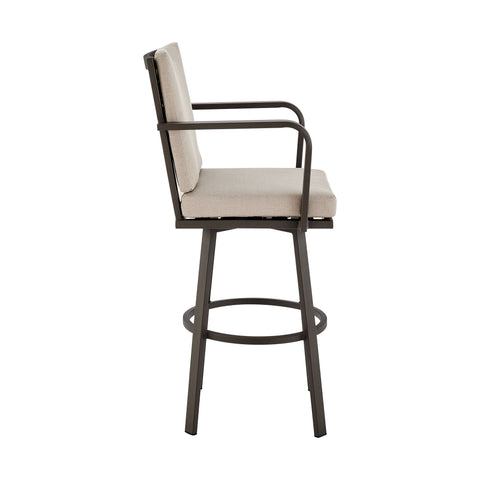 Arnauld - Outdoor Patio Bar Stool - Premium Counter Height (24"-27") from Armen Living - Just $622.50! Shop now at brett interiors