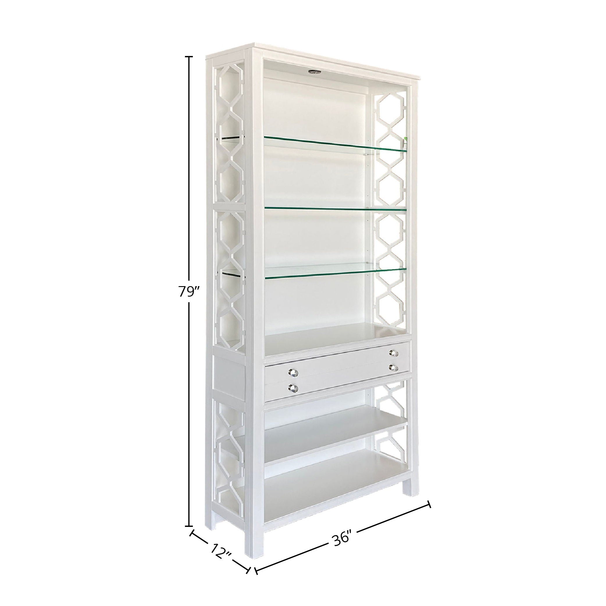 Ardent - Bookcase - Paris White - Premium Etageres from Parker House - Just $872.50! Shop now at brett interiors