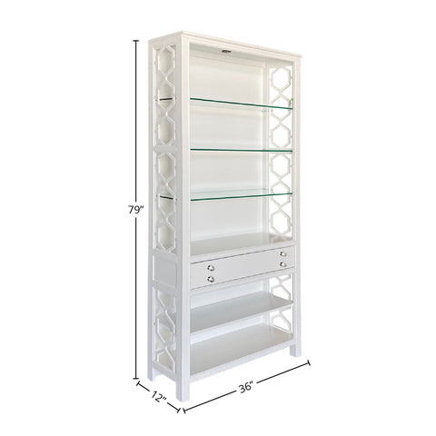 Ardent - Bookcase - Paris White - Premium Etageres from Parker House - Just $872.50! Shop now at brett interiors