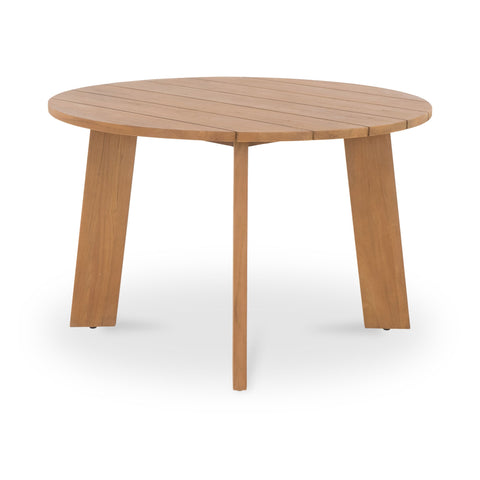 Delta - Round Outdoor Dining Table - Natural - Premium Dining Tables from Moe's Home Collection - Just $3247.50! Shop now at brett interiors