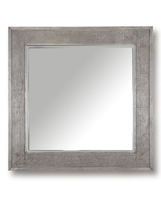 Crossings Serengeti - Wall Mirror - Sandblasted Fossil Grey - Premium Wall Mirrors from Parker House - Just $372.50! Shop now at brett interiors