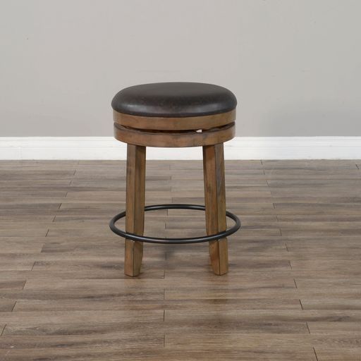 Doe Valley - Swivel Stool - Premium Counter Height (24"-27") from Sunny Designs - Just $177! Shop now at brett interiors