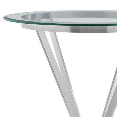 Naomi - Round Bar Table - Premium Bar Tables from Armen Living - Just $870! Shop now at brett interiors