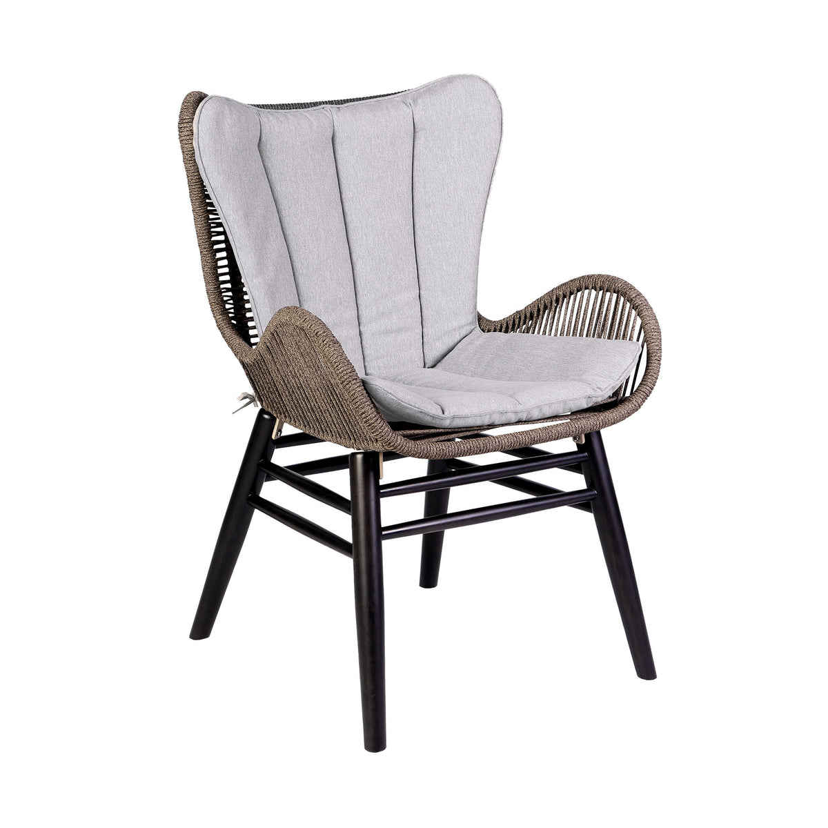 Mateo - Outdoor Patio Dining Chair - Premium Dining Chairs from Armen Living - Just $690! Shop now at brett interiors