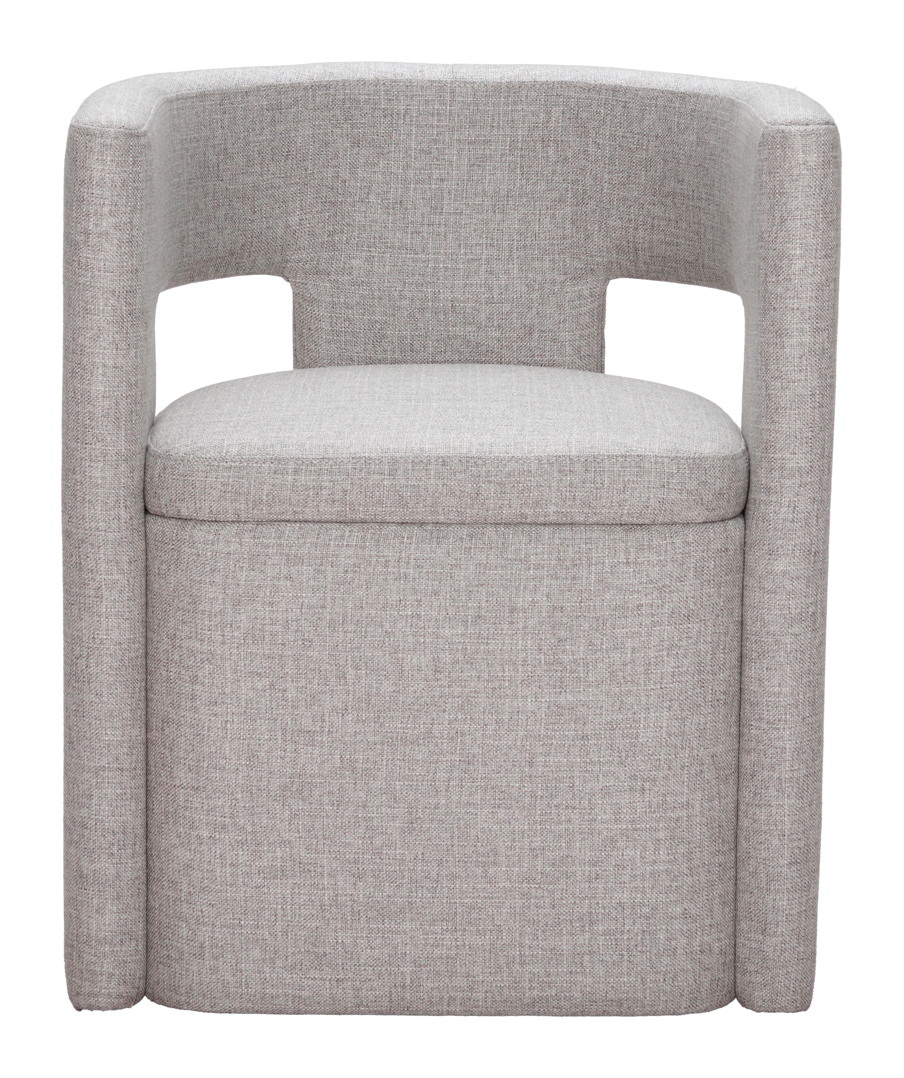 Papua - Dining Chair - Gray - Premium Arm Chairs from Zuo Modern - Just $1550! Shop now at brett interiors