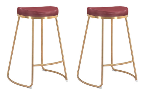 Bree - Counter Stool (Set of 2) - Premium Stool Sets from Zuo Modern - Just $1800! Shop now at brett interiors