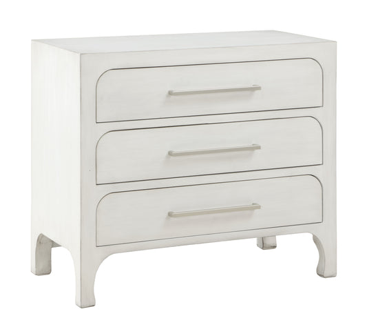 Oxford - Three Drawer Accent Chest - Burnished White - Premium Accent Chests from Coast2Coast Home - Just $2062.50! Shop now at brett interiors