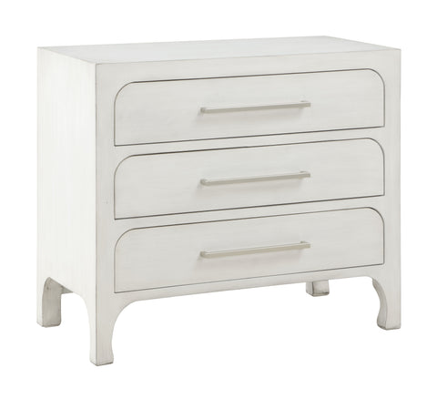 Oxford - Three Drawer Accent Chest - Burnished White - Premium Accent Chests from Coast2Coast Home - Just $2062.50! Shop now at brett interiors