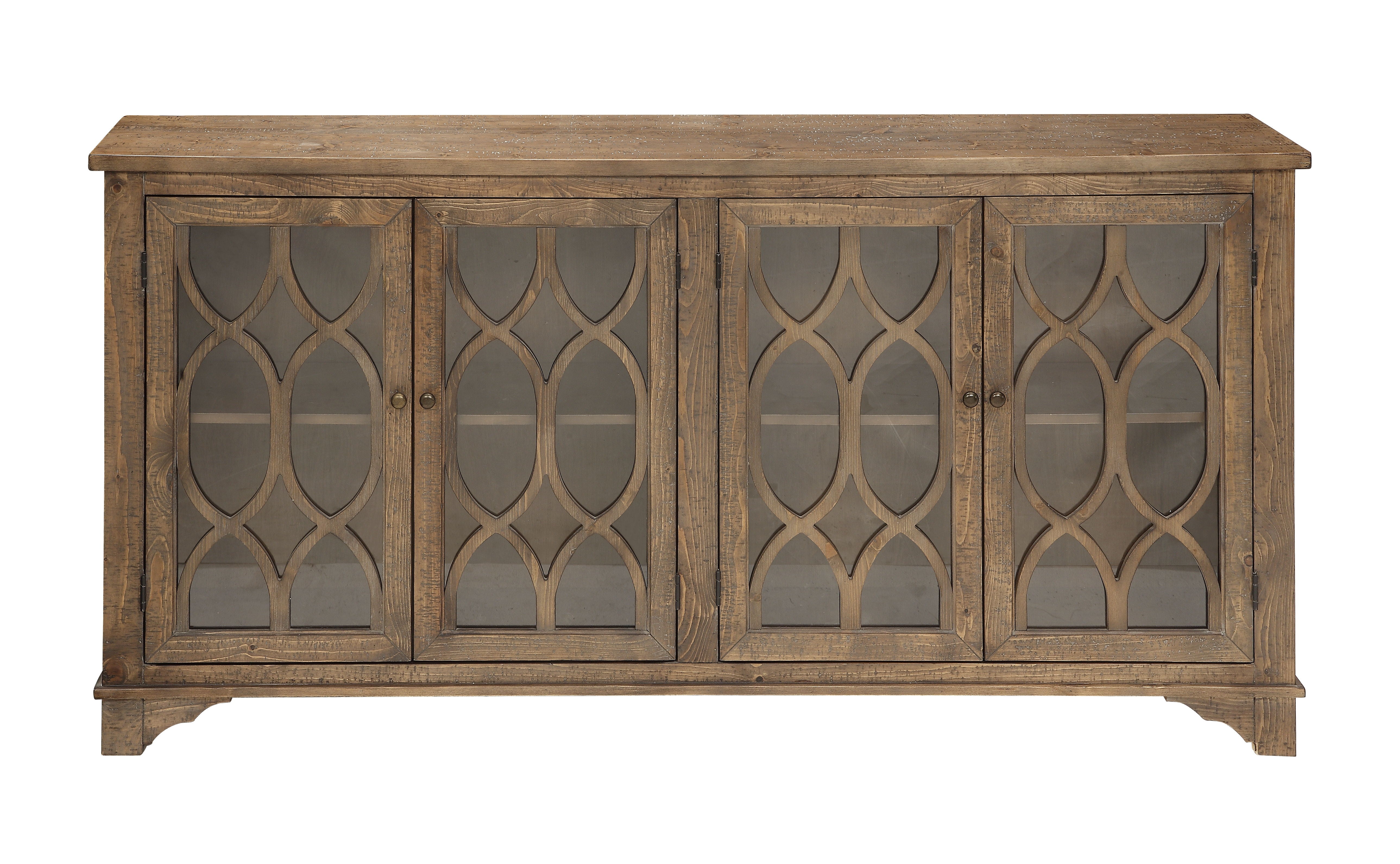 Brody - Four Door Credenza - Cayhill Distressed Brown - Premium Credenzas from Coast2Coast Home - Just $4125! Shop now at brett interiors