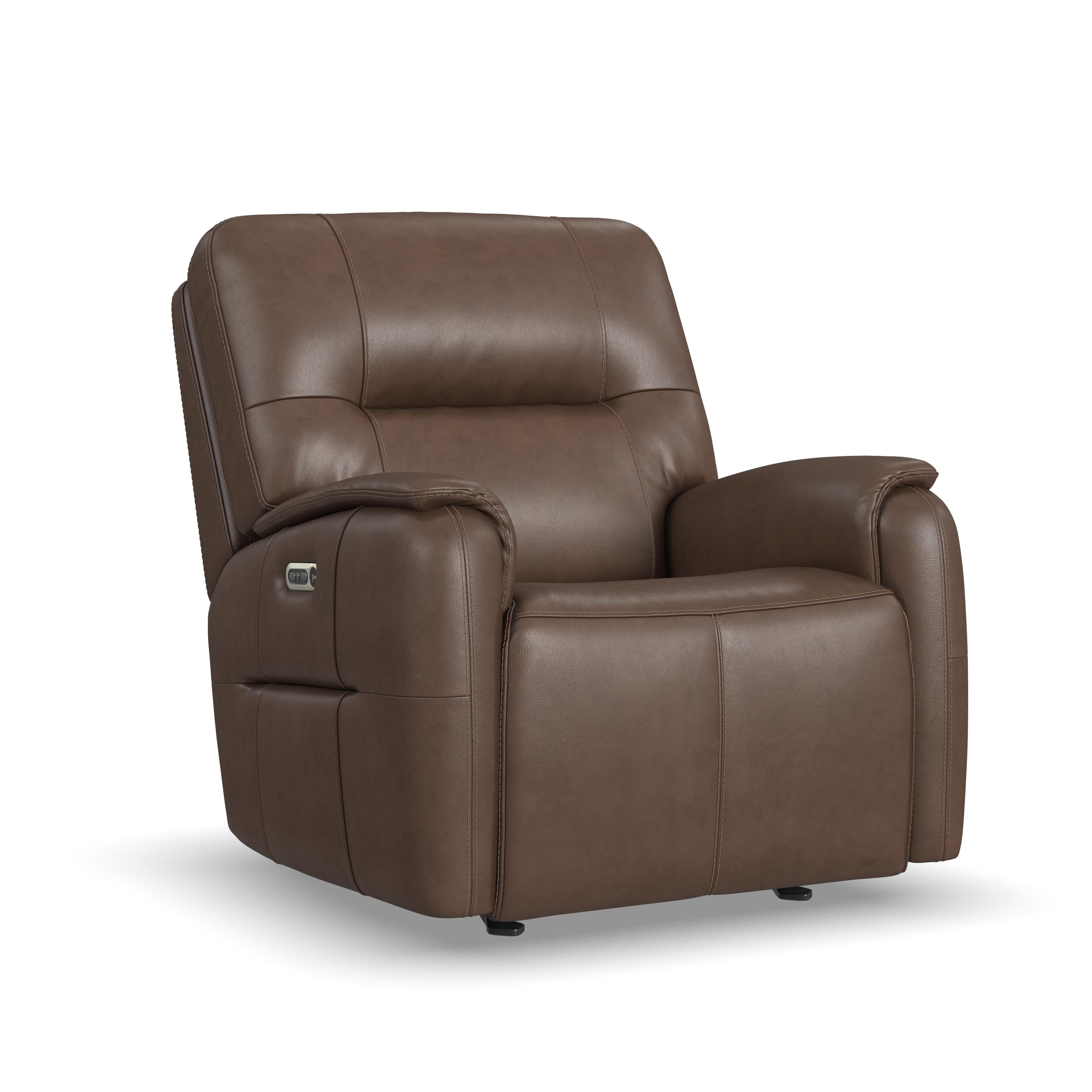 Wilson - Power Gliding Recliner With Power Headrest - Thunder - Premium Reclining Chairs from Flexsteel - Just $1875! Shop now at brett interiors