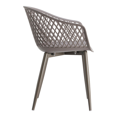 Piazza - Outdoor Chair Chair (Set of 2) - Gray - Premium Chair Sets from Moe's Home Collection - Just $572.50! Shop now at brett interiors