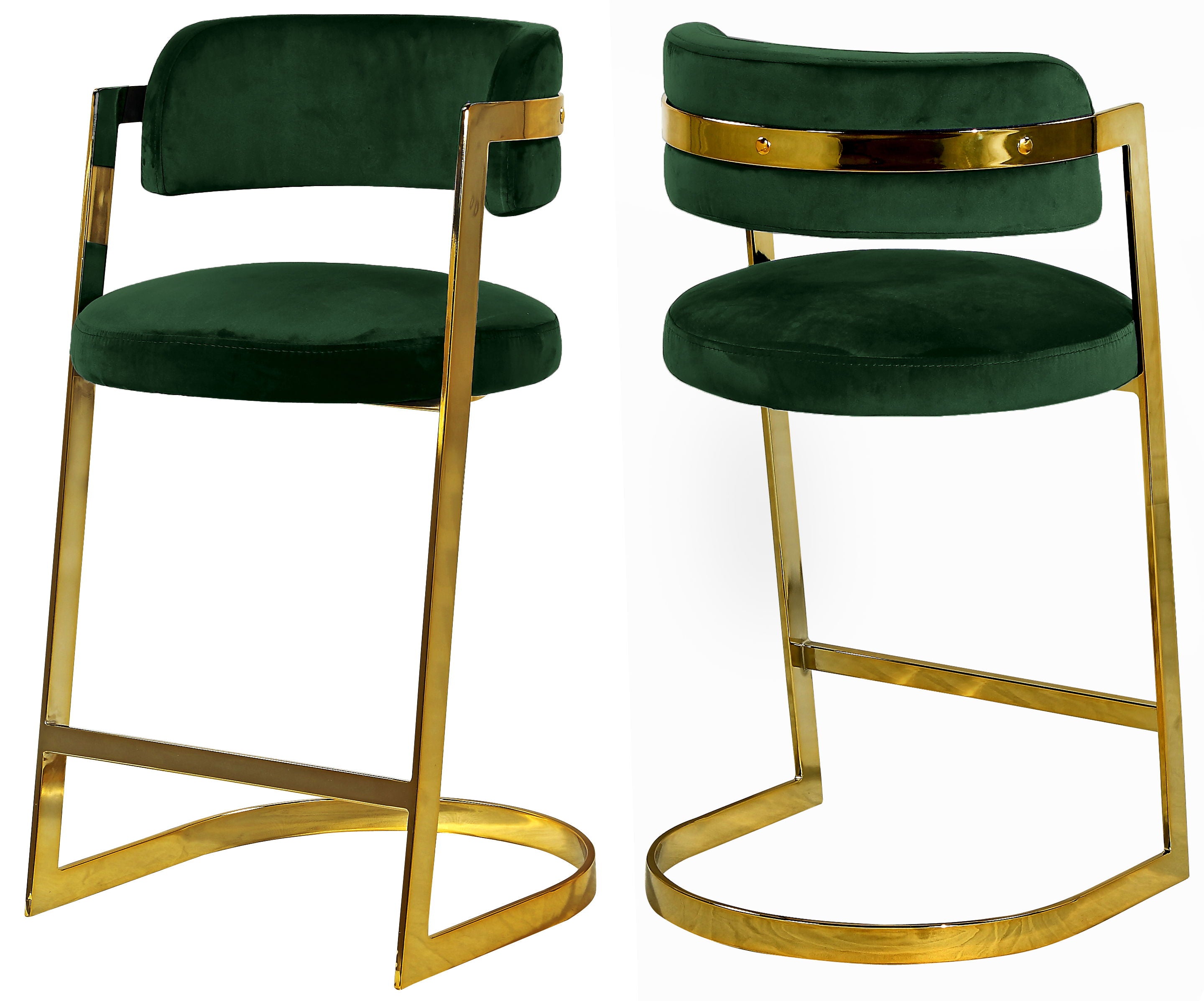 Stephanie - Stool (Set of 2) - Premium Stool Sets from Meridian Furniture - Just $825! Shop now at brett interiors